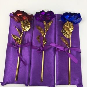 24K Gold Colorful Rose 🌹 Great for Gifts